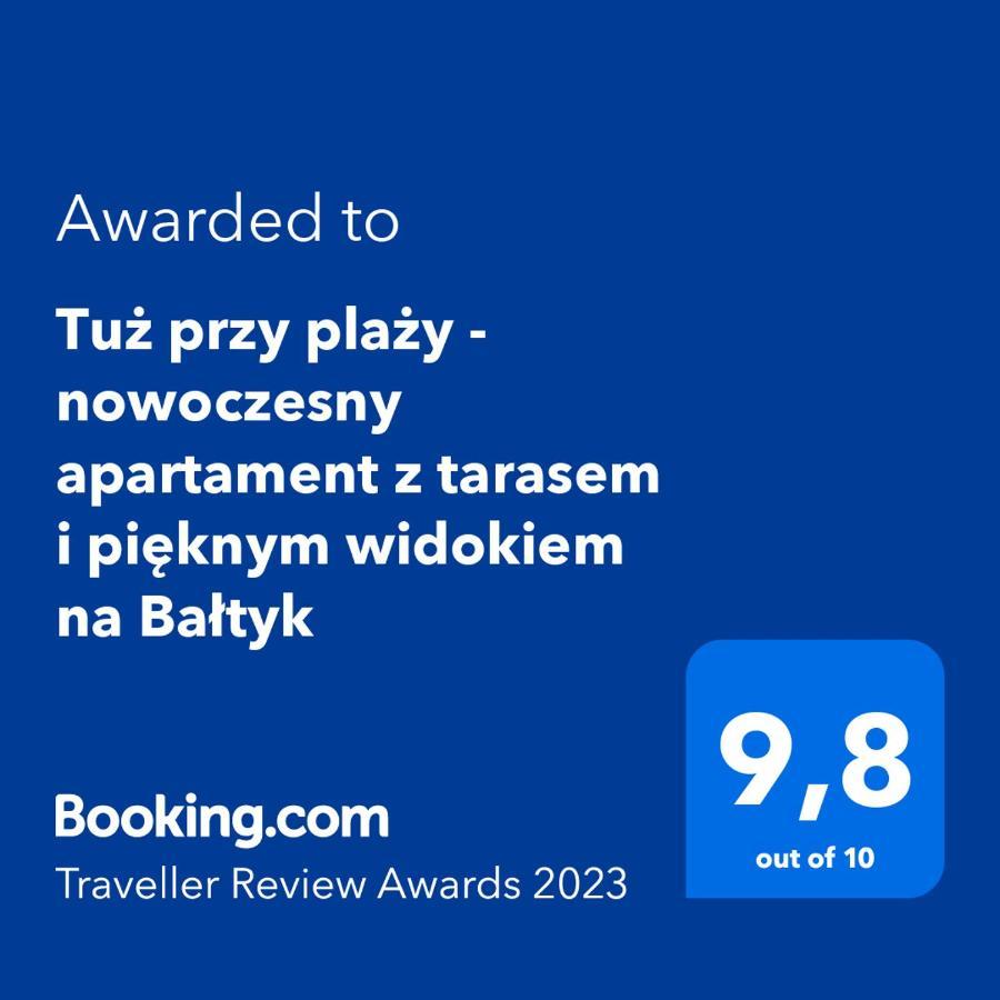 Tuz Przy Plazy - Nowoczesny Apartament Z Tarasem I Pieknym Widokiem Na Baltyk Mielno  Ngoại thất bức ảnh